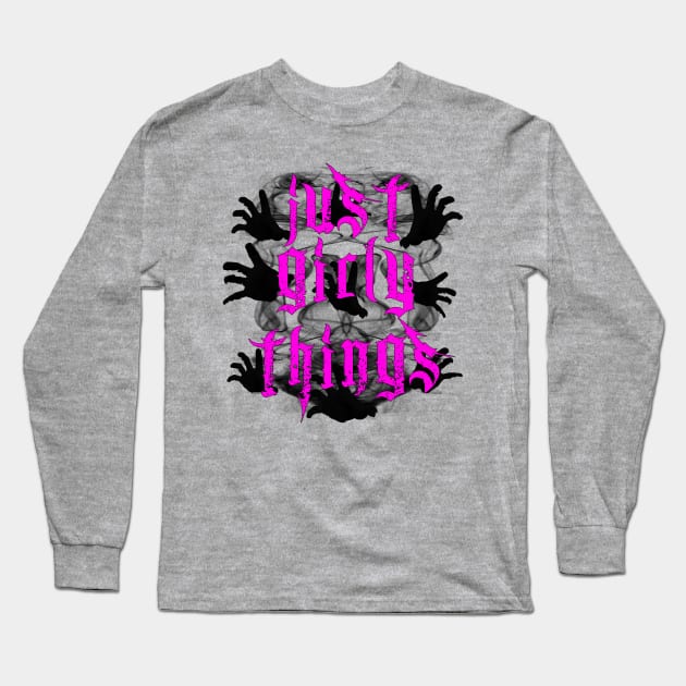 Just Girly Things Long Sleeve T-Shirt by highcouncil@gehennagaming.com